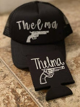 Load image into Gallery viewer, Thelma & Louise hat/coozie gift set
