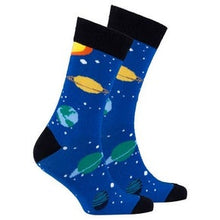 Load image into Gallery viewer, Space the Final Frontier Solar System Socks