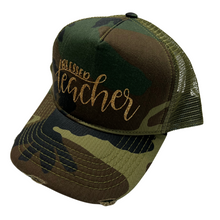 Load image into Gallery viewer, Blessed Teacher hat
