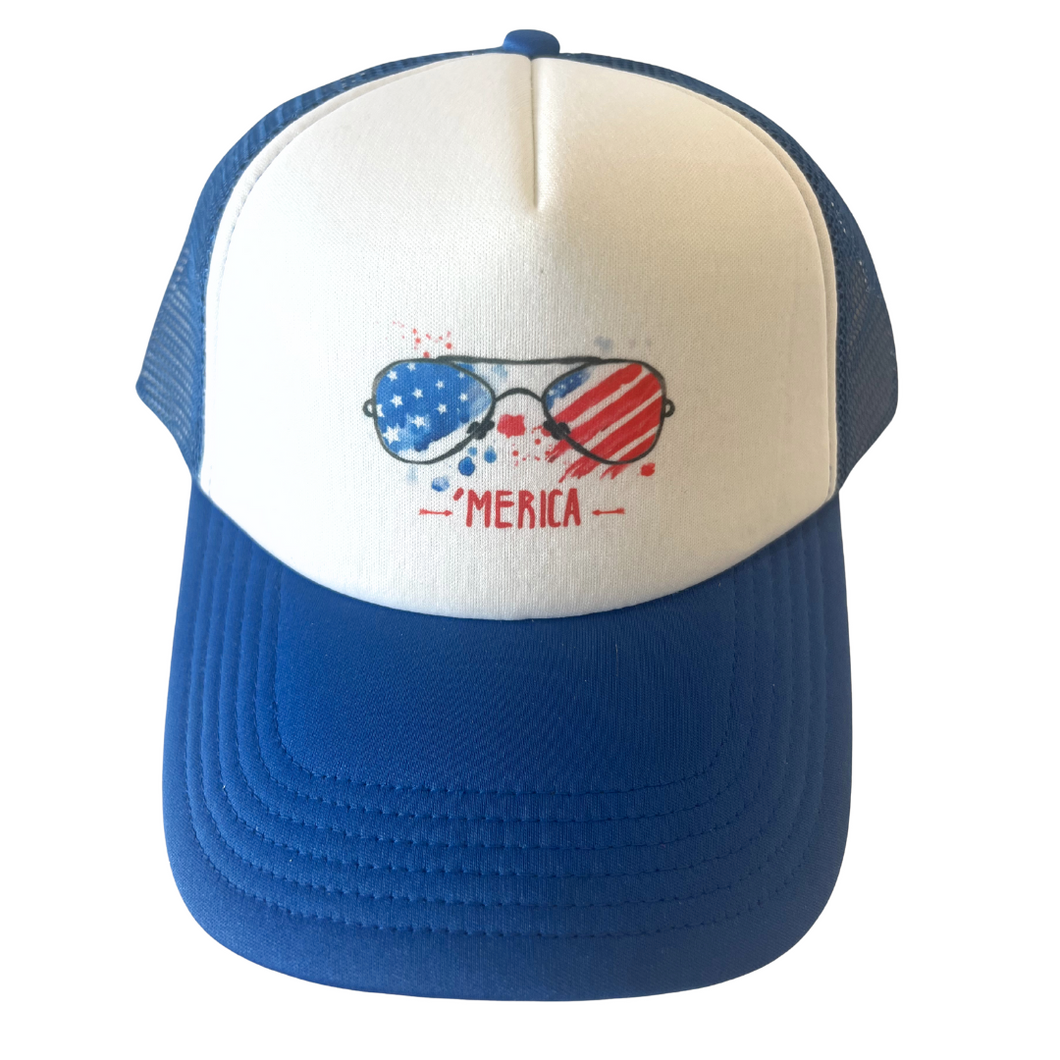 America Glasses hat
