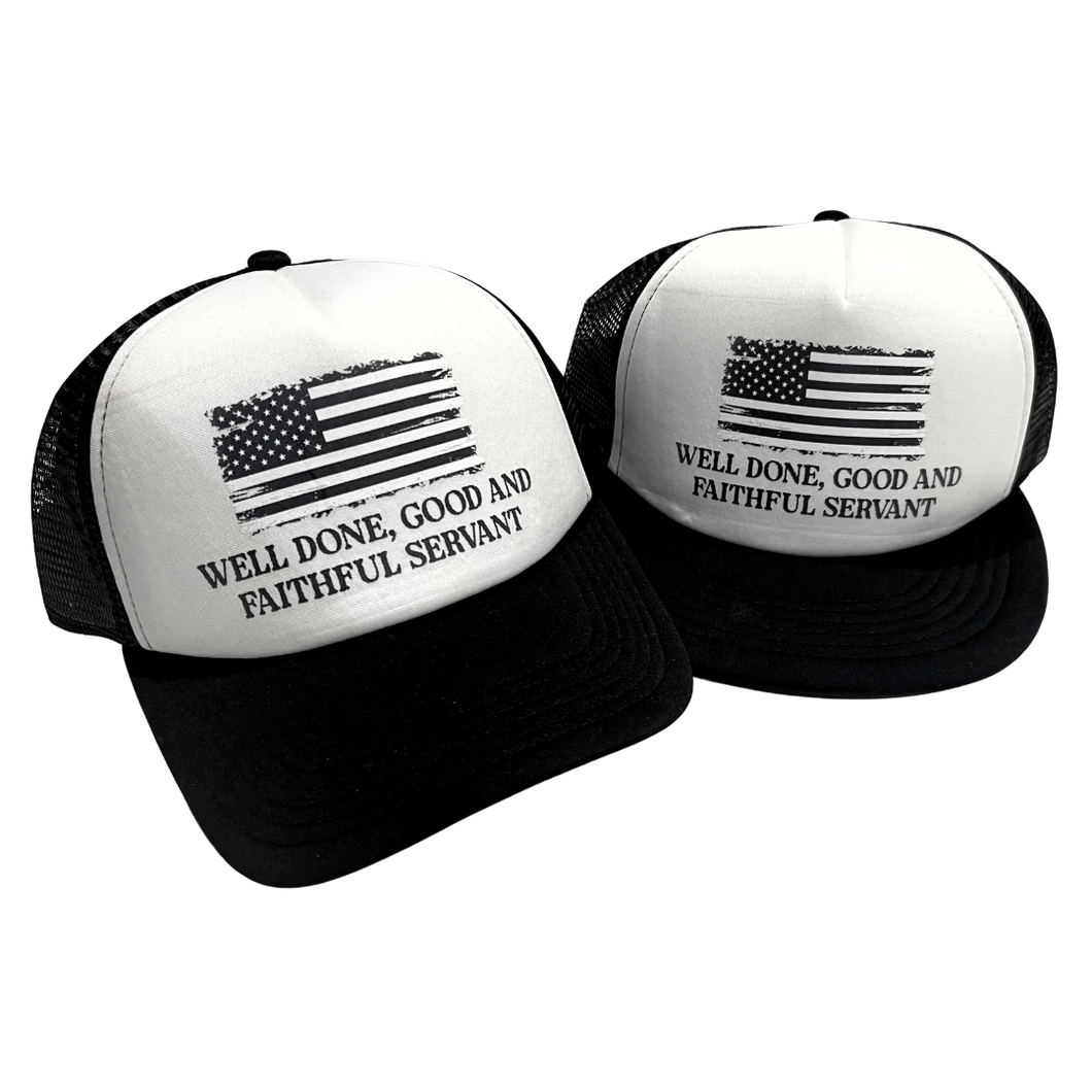 Well Done Good and Faithful Servant hat