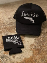 Load image into Gallery viewer, Thelma &amp; Louise hat/coozie gift set
