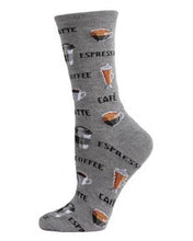 Load image into Gallery viewer, Cup of Morning Coffee Espresso Socks
