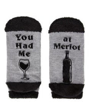 Load image into Gallery viewer, You Had Me At Merlot Socks
