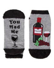 Load image into Gallery viewer, You Had Me At Merlot Socks
