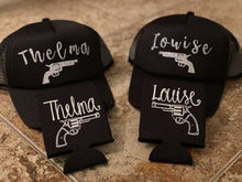 Load image into Gallery viewer, Thelma &amp; Louise hat/coozie gift set
