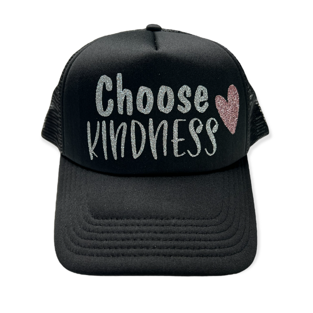 Choose Kindness Pink Heart hat