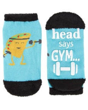 Load image into Gallery viewer, Head Says Gym, Heart Wants Taco Socks
