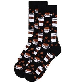 Coffee Cup Morning Routine Socks