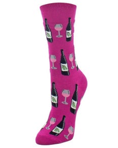 It's 5 o'clock Somewhere Wine Time Socks