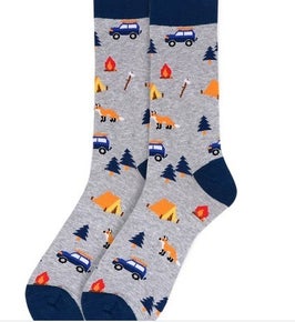 Tent Camping Outdoors Socks