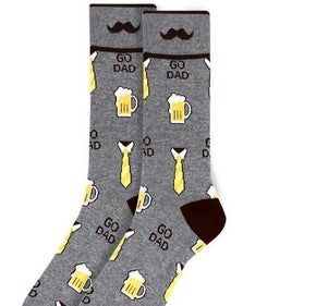 Go Dad Beer and Tie Socks